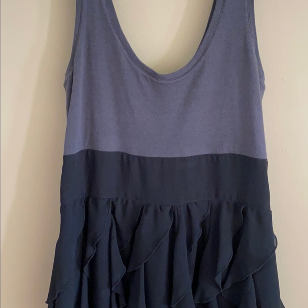 Grey Black Ruffle Express Dress - Picture 2 of 2